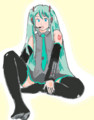 初音ミク千枚筆ならし