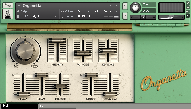 VOCE MICRO BⅡ オルガン音源 VOCE® Micro B II Manual