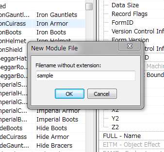 f:id:Kutsumiya:20150315144432j:plain TES5EDIT新espの名前
