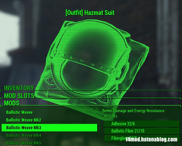 名称追加の無くなったHazmatSuit