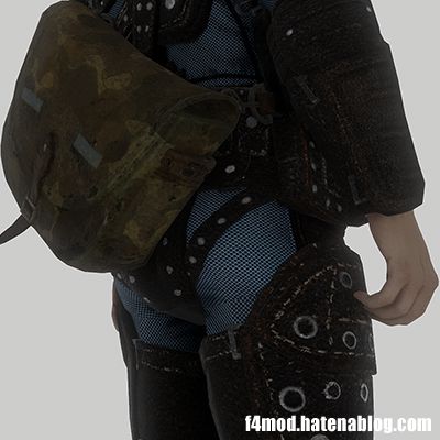 バッグを装備