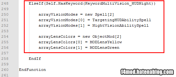 ゴーグル用スクリプトにHUD/Nightの配列追加
