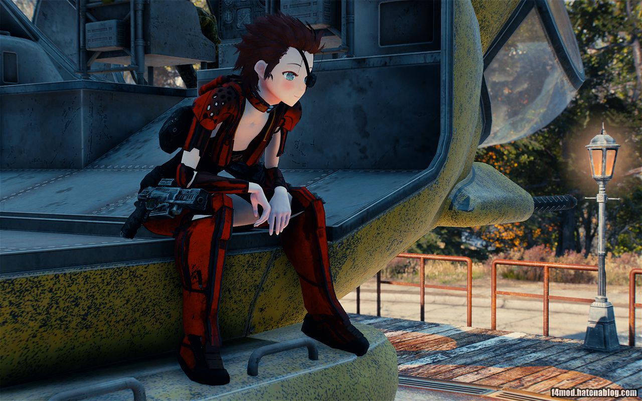 ベルチバードに腰掛け