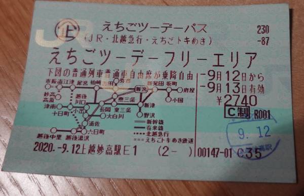 えちごツーデーパス
