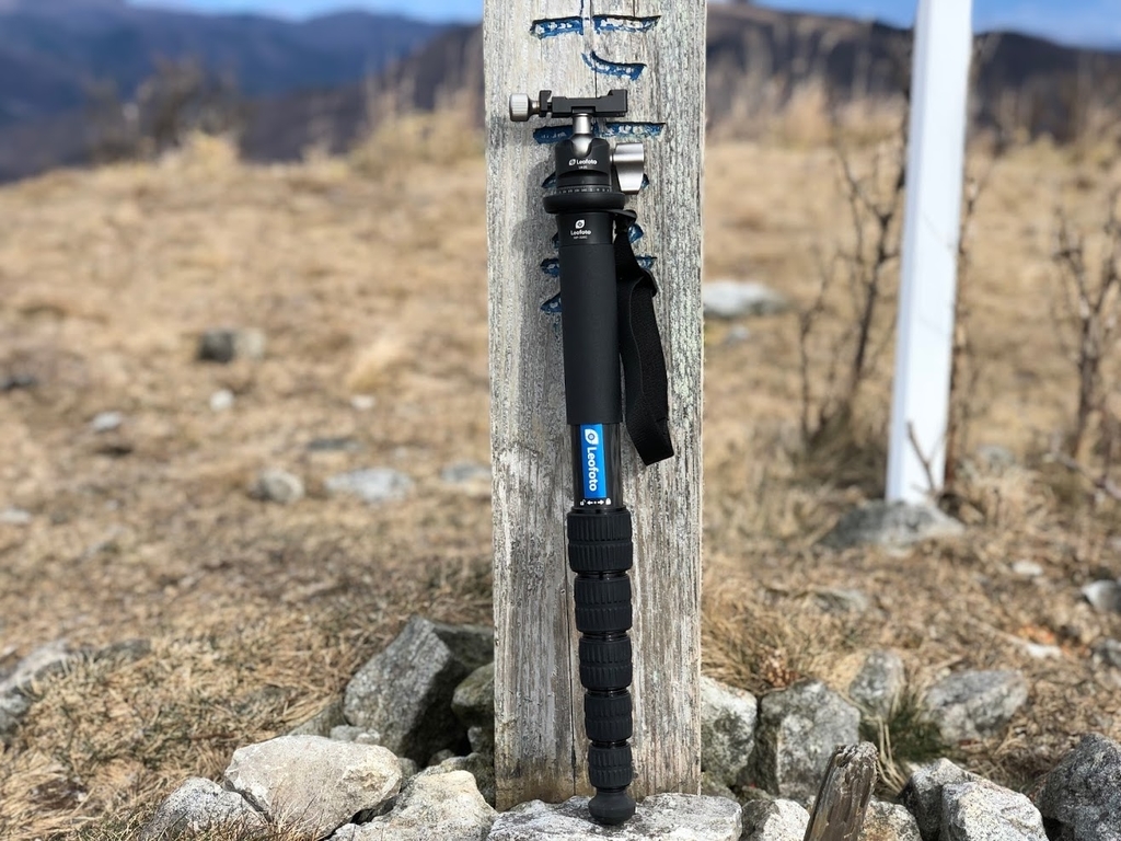 撮影機材】Leofotoの一脚「MP-326C」で登山時撮影のブレ揺れ軽減を