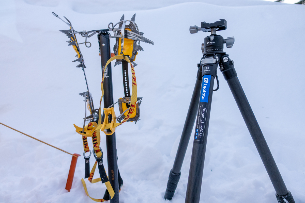 撮影機材】Leofoto「LS-284CLin」を頂いたので雪山に連れ出してみまし 