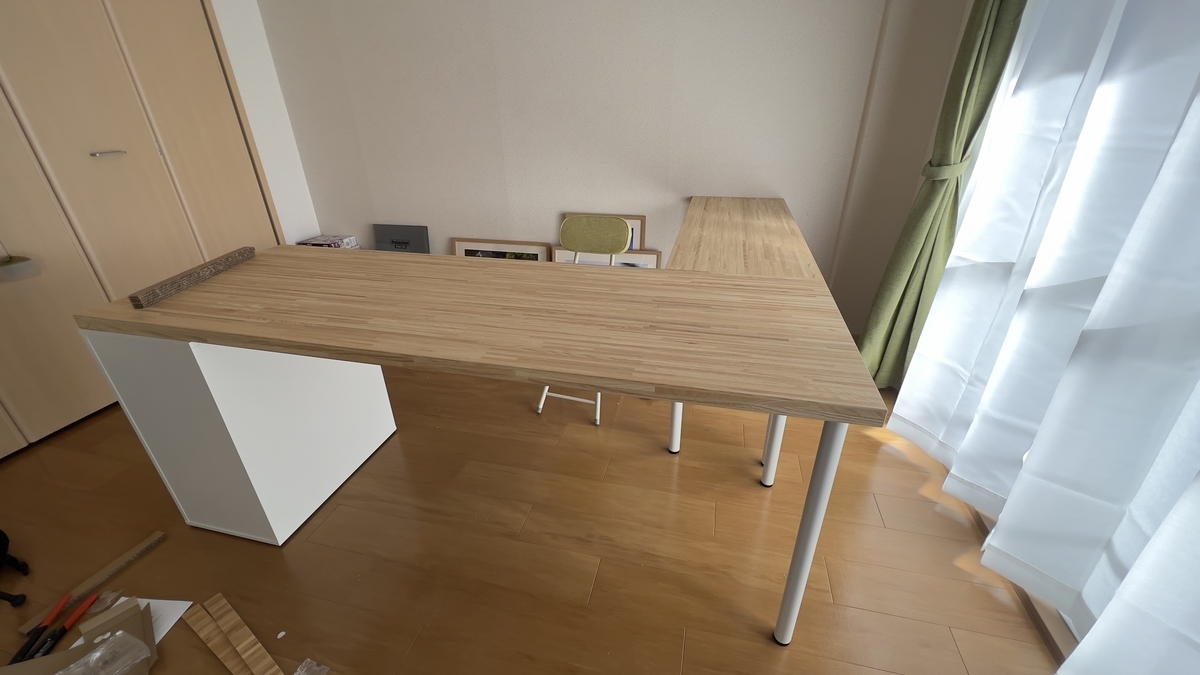 IKEA PINNARP ピンナルプでPCデスクDIYしてみた | じゃが畑