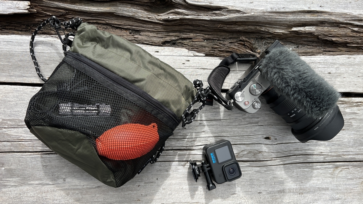 Standard Productsの激安サコッシュ(300円)と150㎜角形フィルタ―の相性