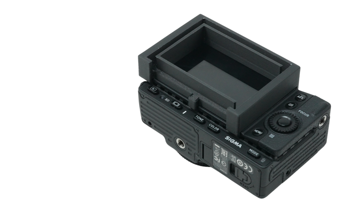 お知らせ】SIGMA fpの背面液晶を手軽にビューファインダー化出来る