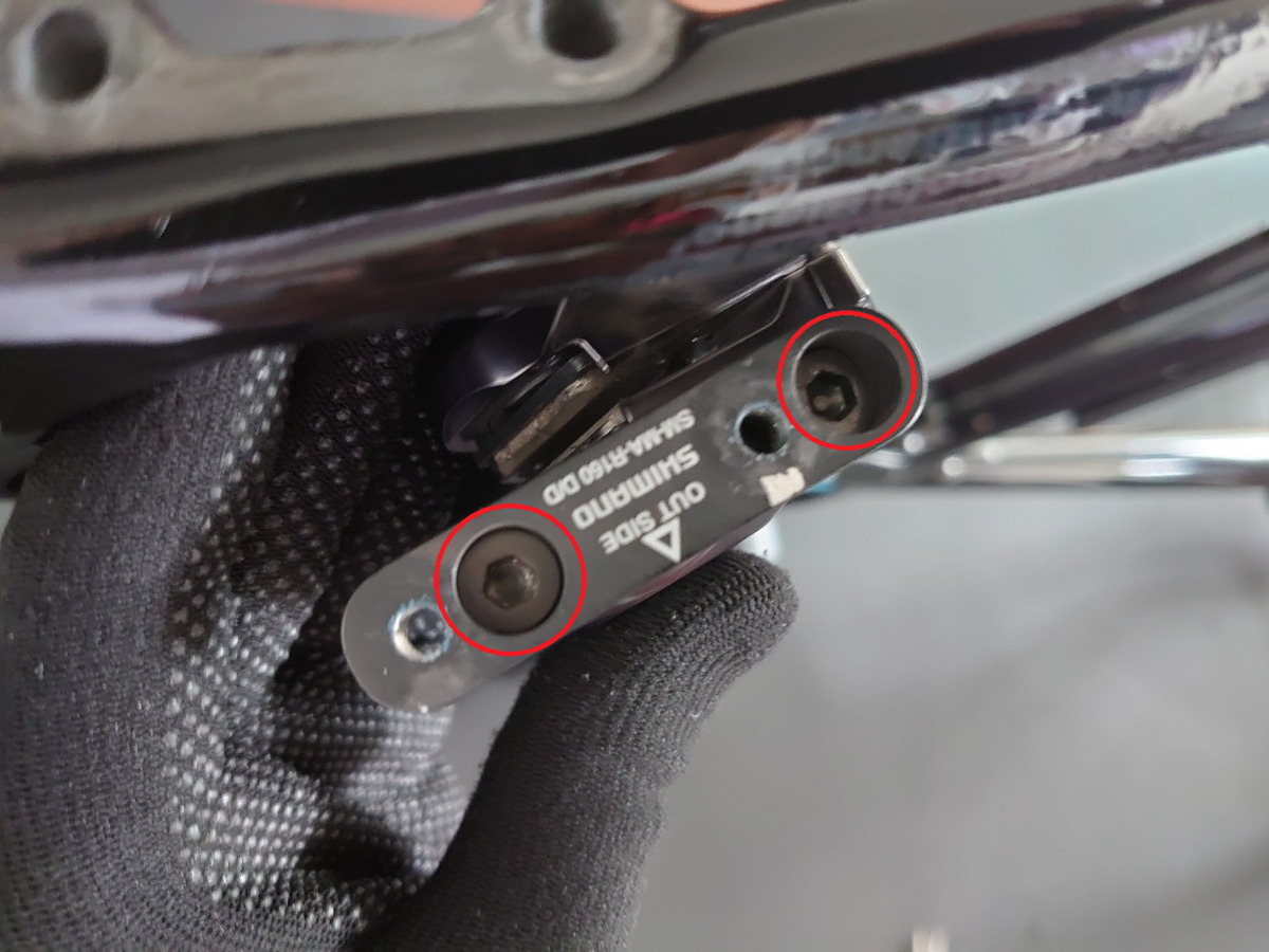 交換】ディスクローターを160mmから140mmに交換しました - 気分転換は