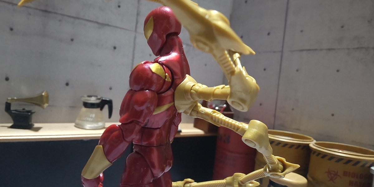 レビュー マーベルレジェンド【鋼鉄のスパイダーマン！】アイアン