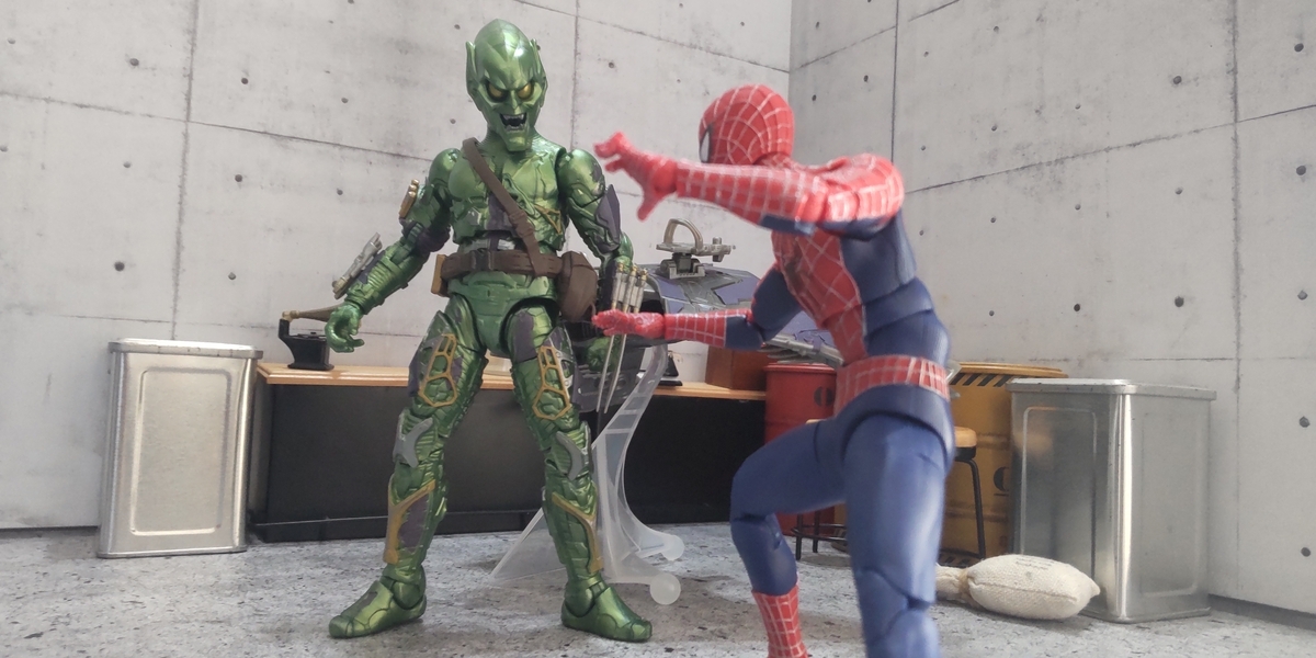 スパイダーマンVSグリーンゴブリン　ブックエンド　マーベル⭐︎新品未開封品⭐︎ バンダイ 商品・サービスサイト | バトルパック スパイダーマン VS