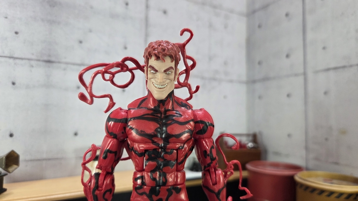 マーベルレジェンド トイビズ 2004 カーネージ *レア レビュー マーベルレジェンド【赤き狂気が高クオリティで立体化
