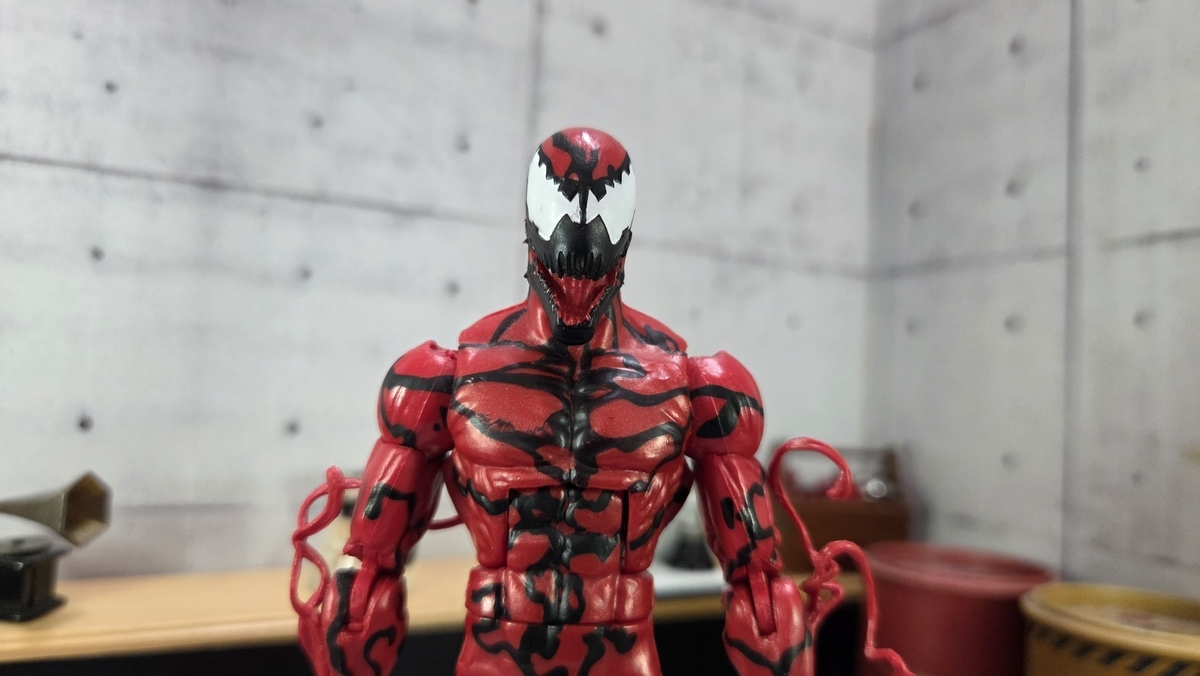 ベノム カーネージ マーベルコミック スパイダーマン レビュー マーベルレジェンド【赤き狂気が高クオリティで立体化
