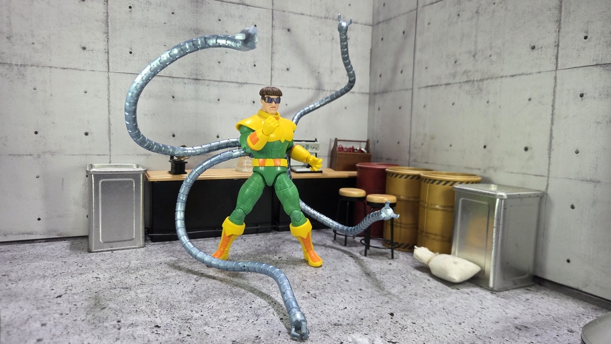 マーベルレジェンド　ドクターオクトパス　メイおばさん2パック版 レビュー マーベルレジェンド【アニメ版ドクター・オクトパス！そして