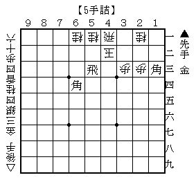 詰将棋 5手詰 第035問 将棋入門 棋力向上への道