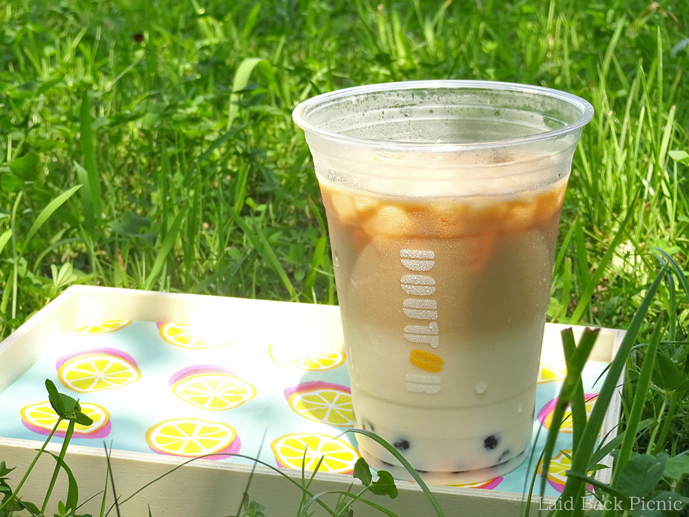 ミルクティーのお茶の色がはっきり分かる