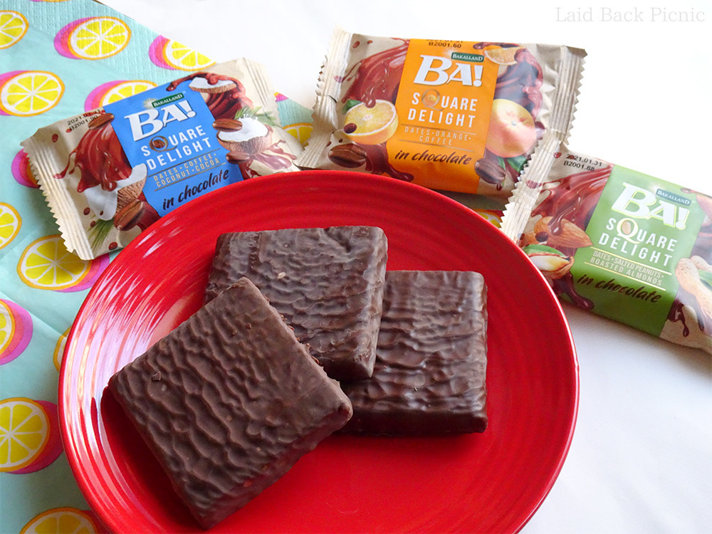 3種類のチョコレートデーツバー