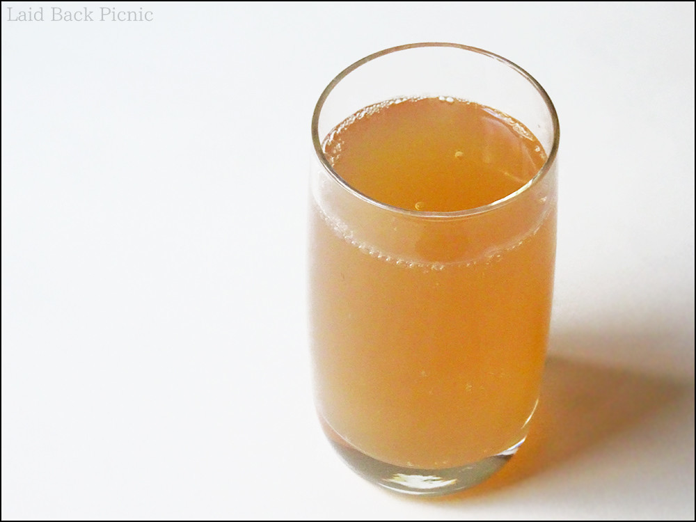 半透明感が残るコーラの仕上がり