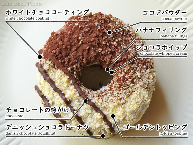 中にはバナナフィリングやショコラホイップ入り