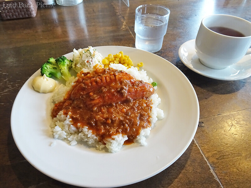 シスコライスとウーロン茶を頼んだ