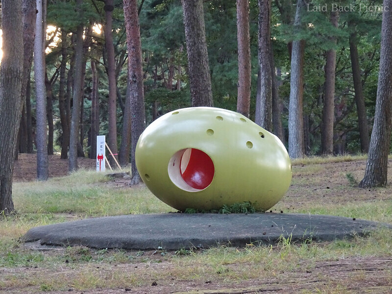 緑の豆のようなタマゴ