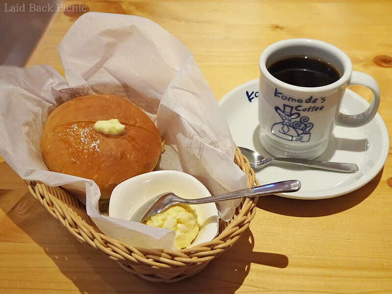 コーヒー+ローブパン+たまごペースト