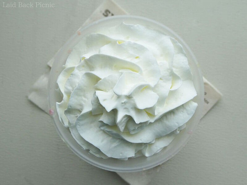 真っ白なホイップクリーム