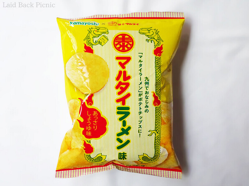 マルタイ棒ラーメンのデザインそのままのパッケージデザイン