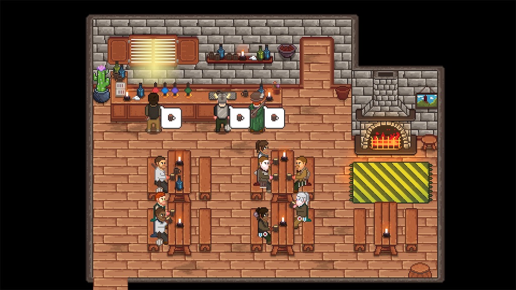 Travellers Rest 中世ファンタジー 酒場経営 面倒な客はモップで叩きだす そんなことよりお腹が減ったよ