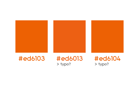 #ed6103 と #ed6013 と #ed6104