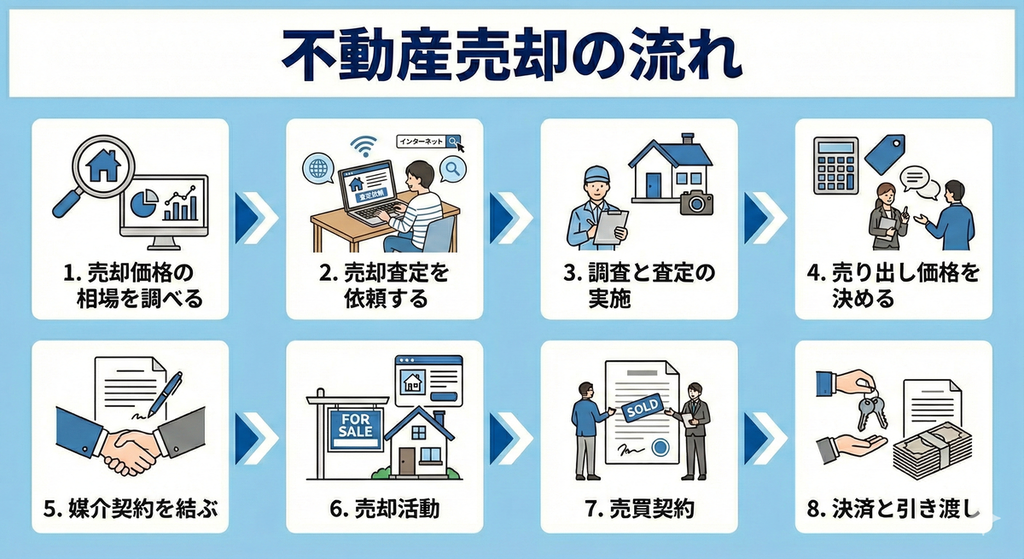 不動産売却の流れ