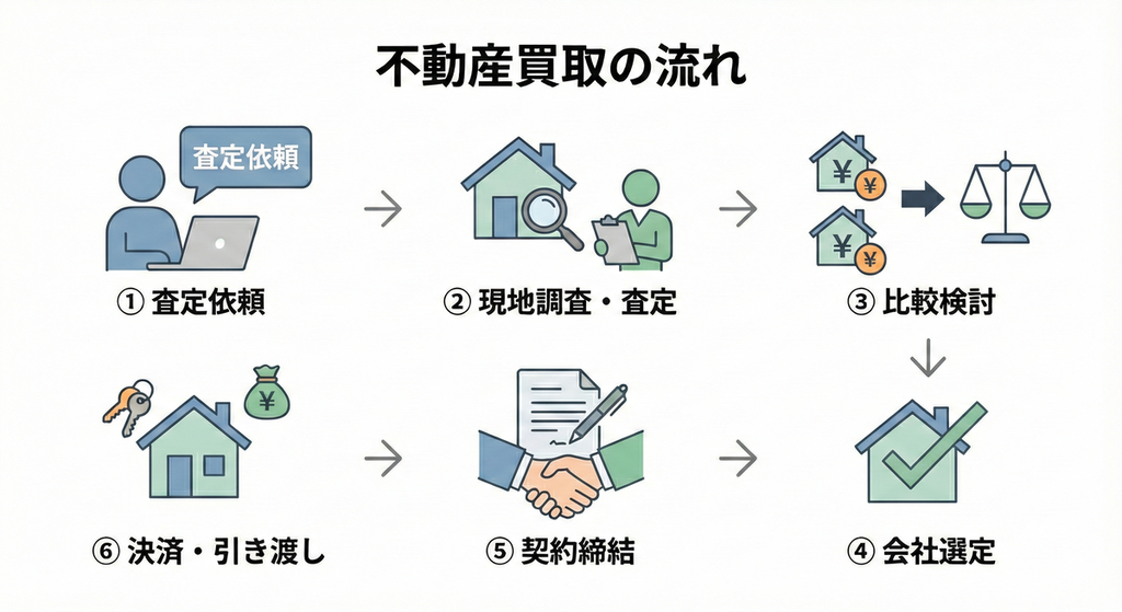 不動産買取のイメージ図