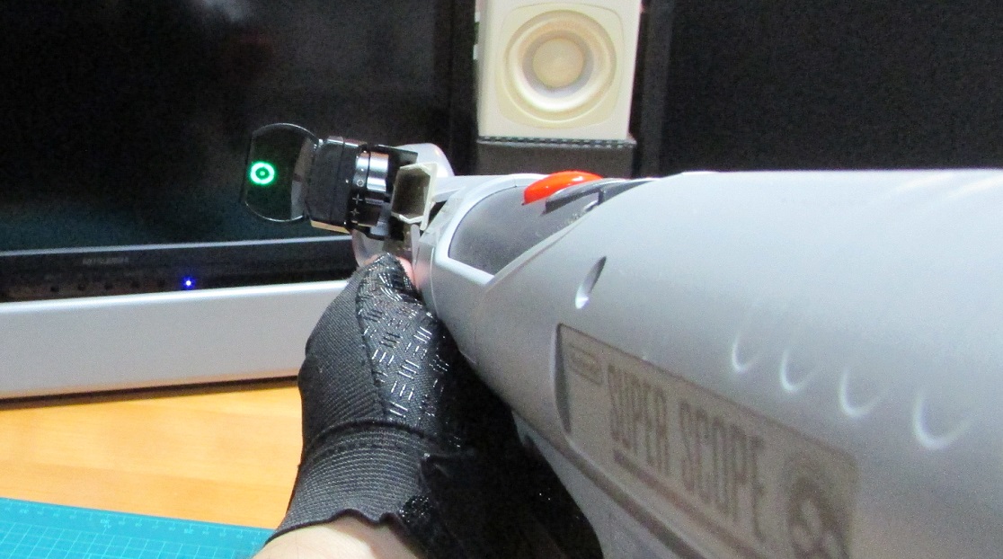スーパーファミコンの光線銃スーパースコープ改造！ドットサイト