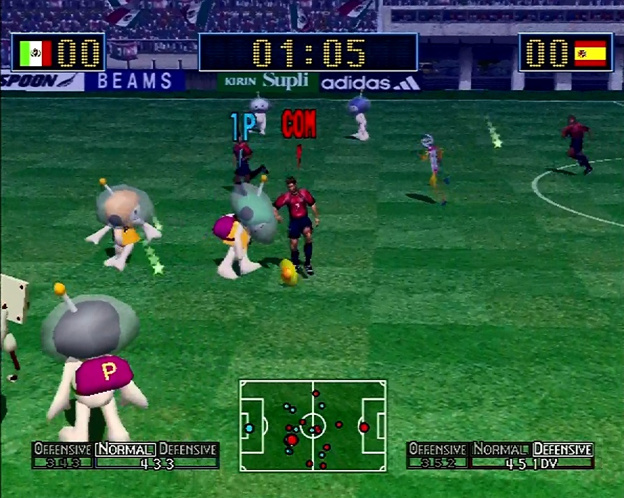 バーチャストライカー2の裏技！隠しチーム出現方法！ - レトロゲーム