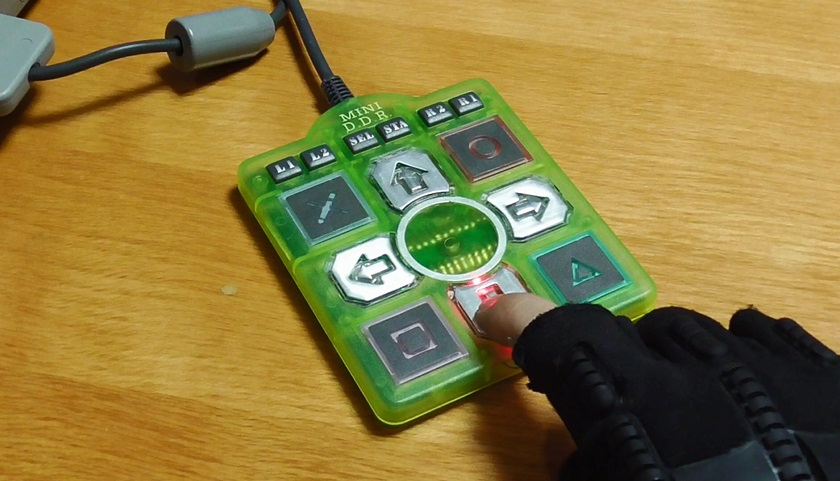 DDR ミニコントローラー 修理して遊んでみたよ♪昔のコントローラーは