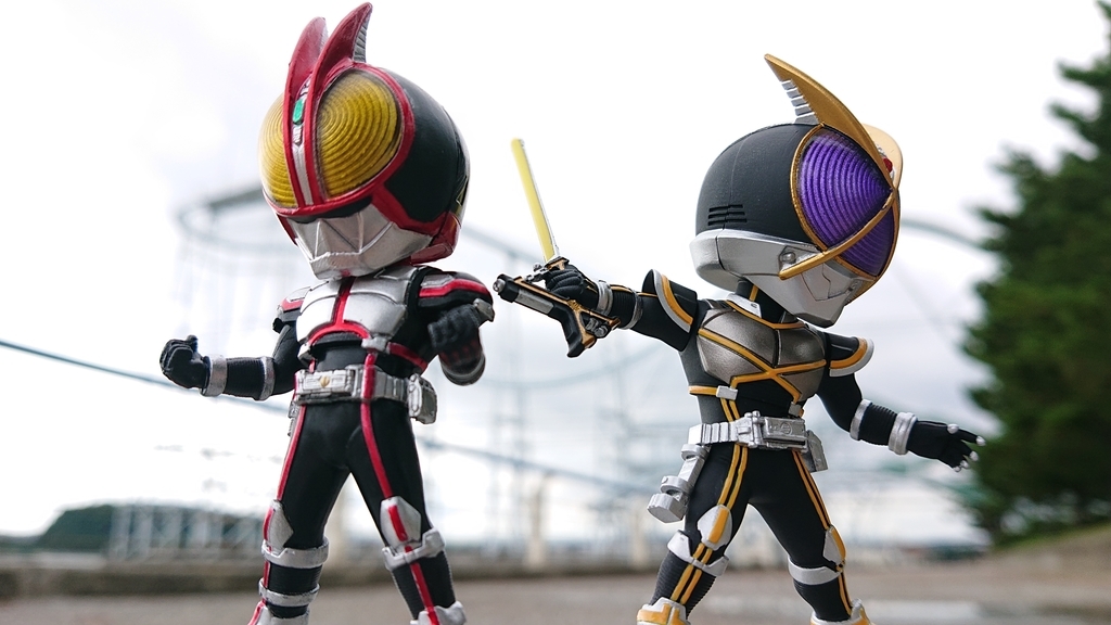 カイザの日】カイザフィギュアの撮り下ろし初戦闘 in 横浜・八景島シー