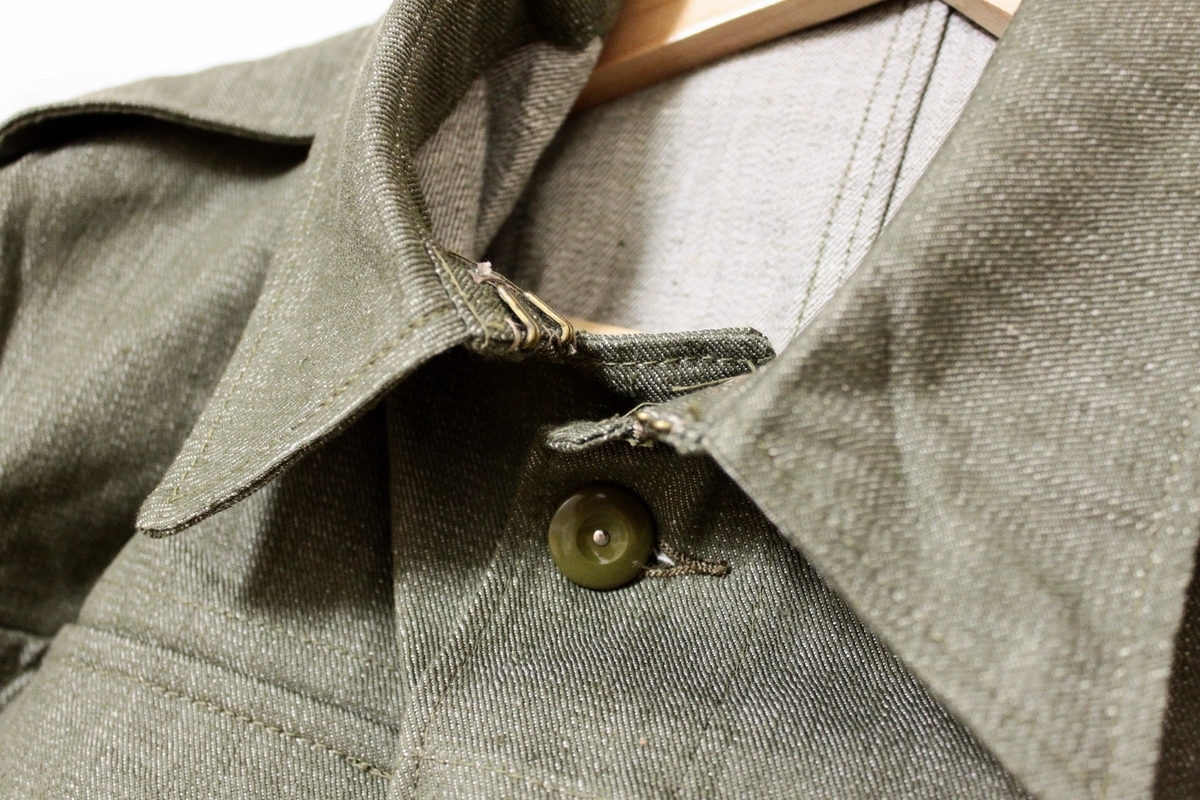1955 BRITISH ARMY GREEN DENIM BATTLEDRESS JACKET / ヴィンテージ 