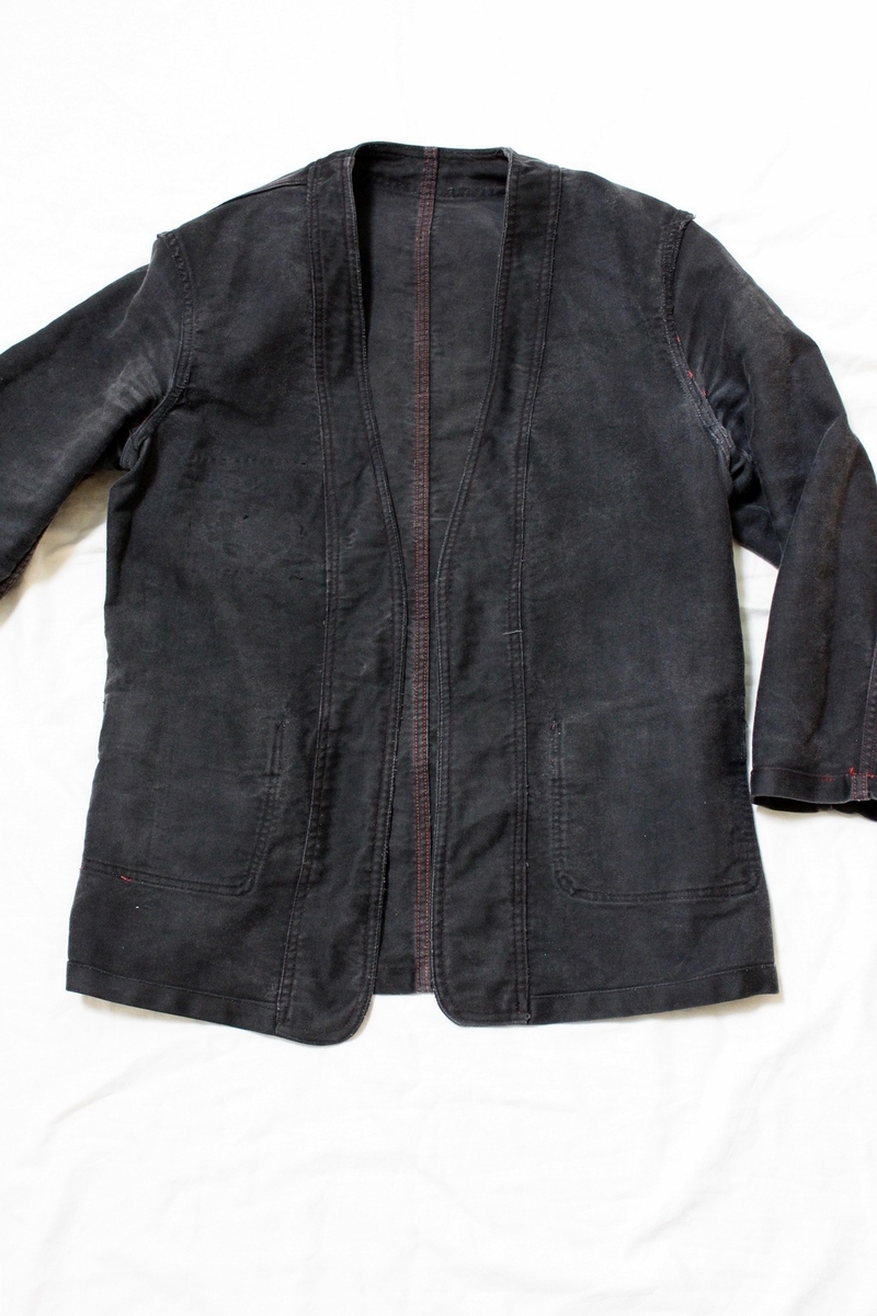 博物館級 30s black moleskin ブラックモールスキンジャケット 博物館級 30s black moleskin ブラックモールスキンジャケット