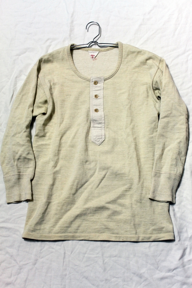 1954 FRENCH ARMY HENLEY UNDERSHIRT / ヴィンテージ 50s フランス軍