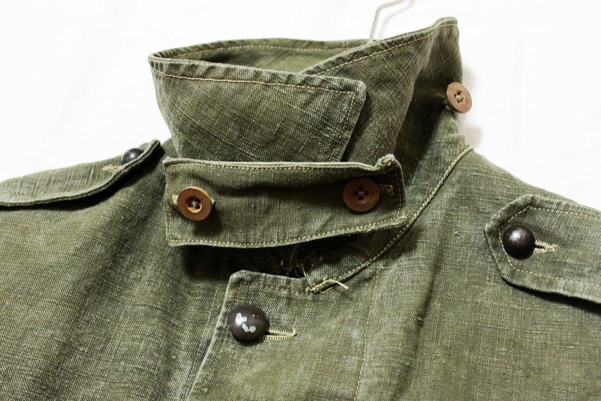Special Piece】30s FRENCH ARMY M35 MOTORCYCLE HALF COAT 