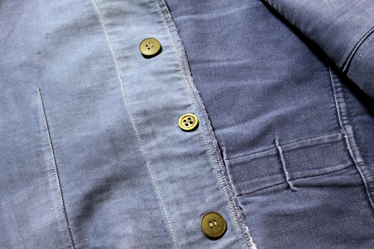 50s DUMONT-D'URVILLE MOLESKIN LAPELED WORK JACKET