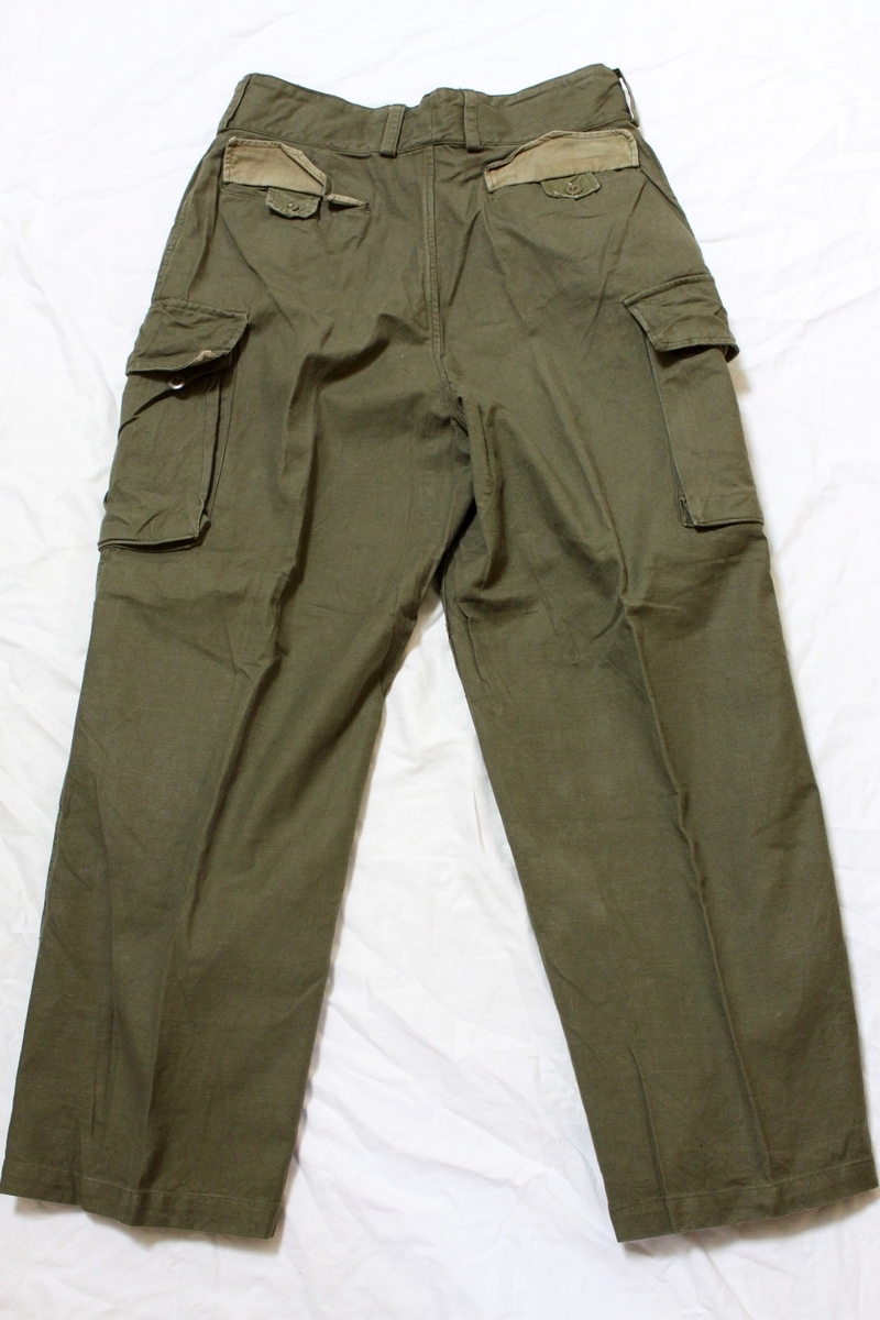 フランス軍 M-47 カーゴパンツ 前期アルミボタン 11 1953年製