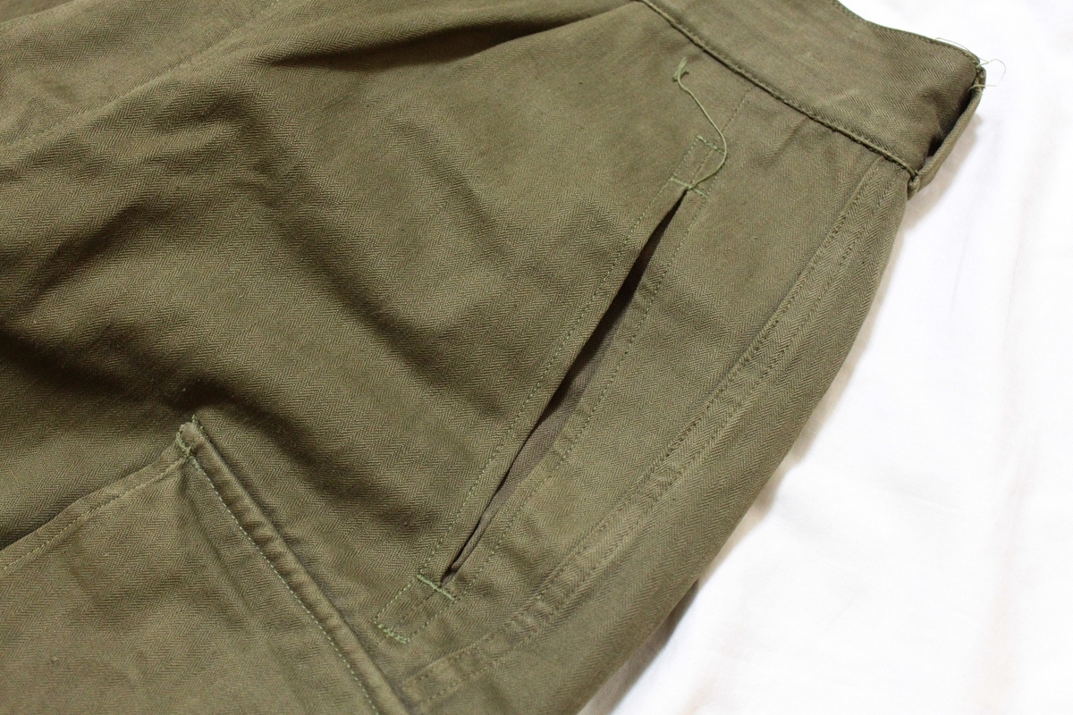 60s FRENCH ARMY M47 TROUSERS 23 / ヴィンテージ フランス軍 M47