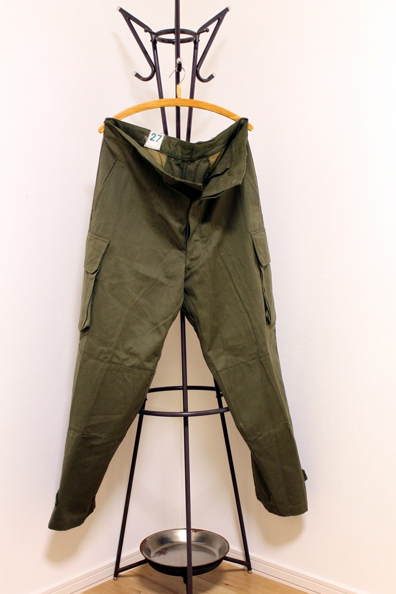 60s FRENCH ARMY M47 TROUSERS 27 / ヴィンテージ フランス軍 M47