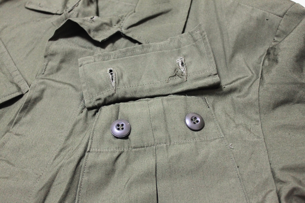 1969 US ARMY NON-RIP TROPICAL JUNGLE JACKET 3rd X-SMALL-REGULAR 