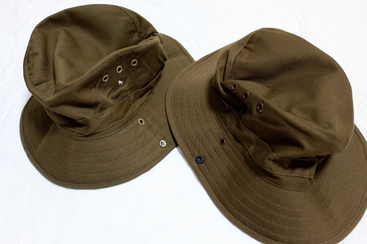 80s-90s SOUTH AFRICAN ARMY NUTRIA BROWN BOONIE HAT 60