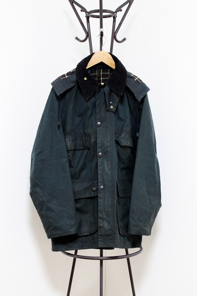 1986 2CREST BARBOUR BEDALE 4POCKETS C36 with HOOD / ヴィンテージ