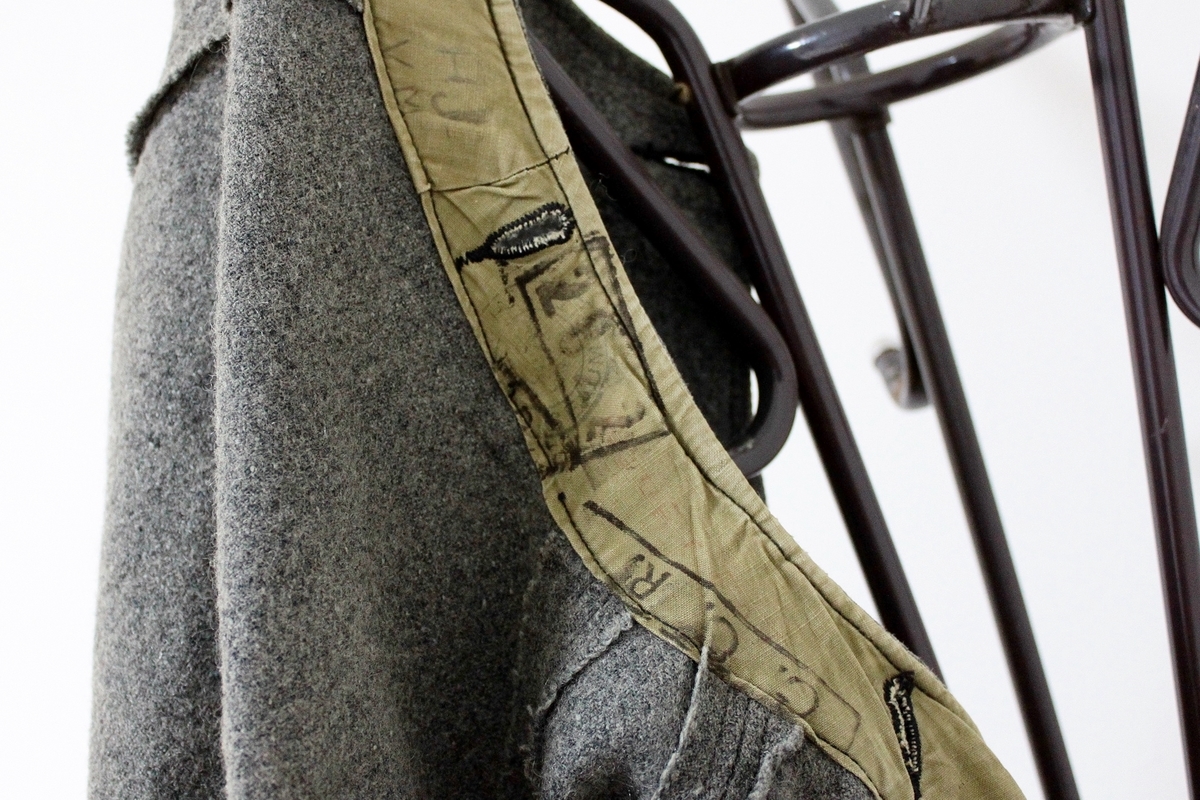 40s-50s FRENCH ARMY WOOL LINER for M38 MOTORCYCLECOAT 2