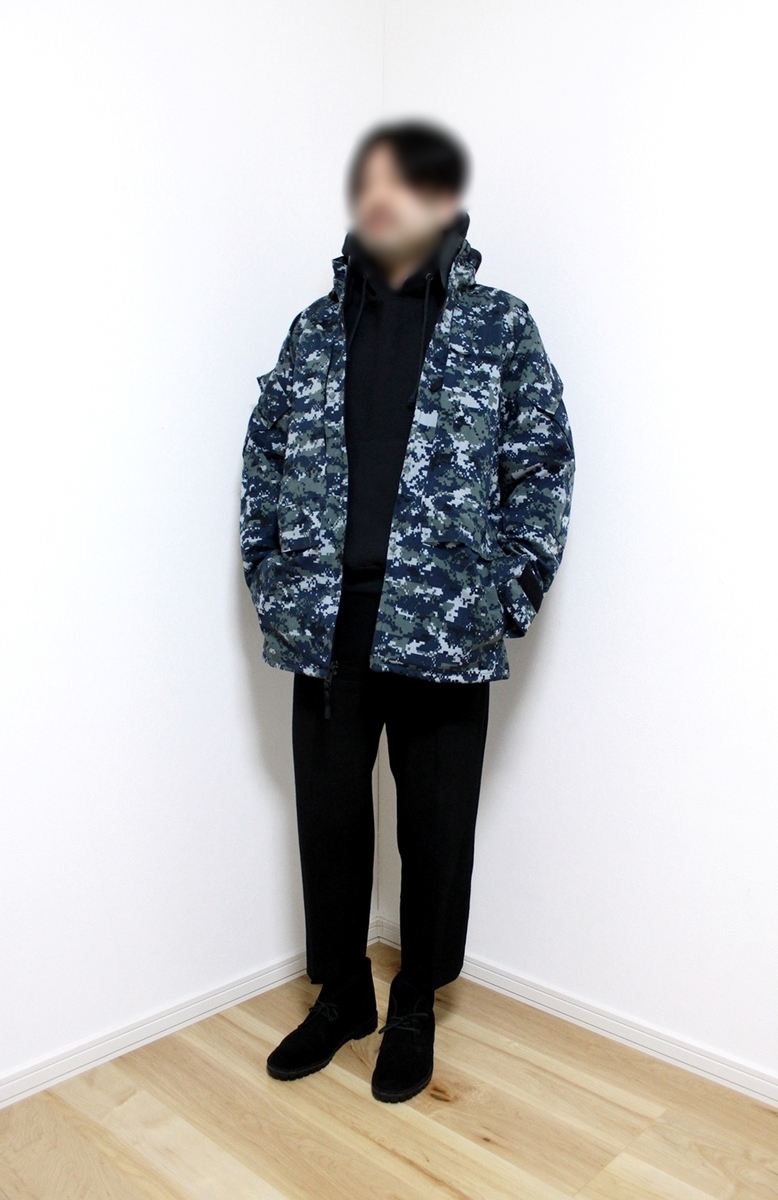 US NAVY NWU BLUE CAMO PARKA SMALL-REGULAR / アメリカ軍 USN